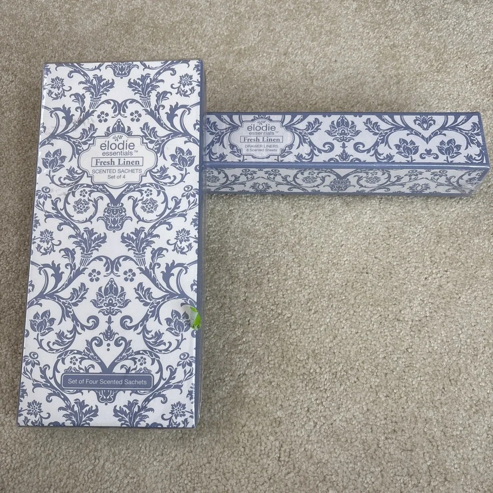 Elodie Scented Drawer Liners (6) & Sachets‎ (4) Fresh Linen Scent